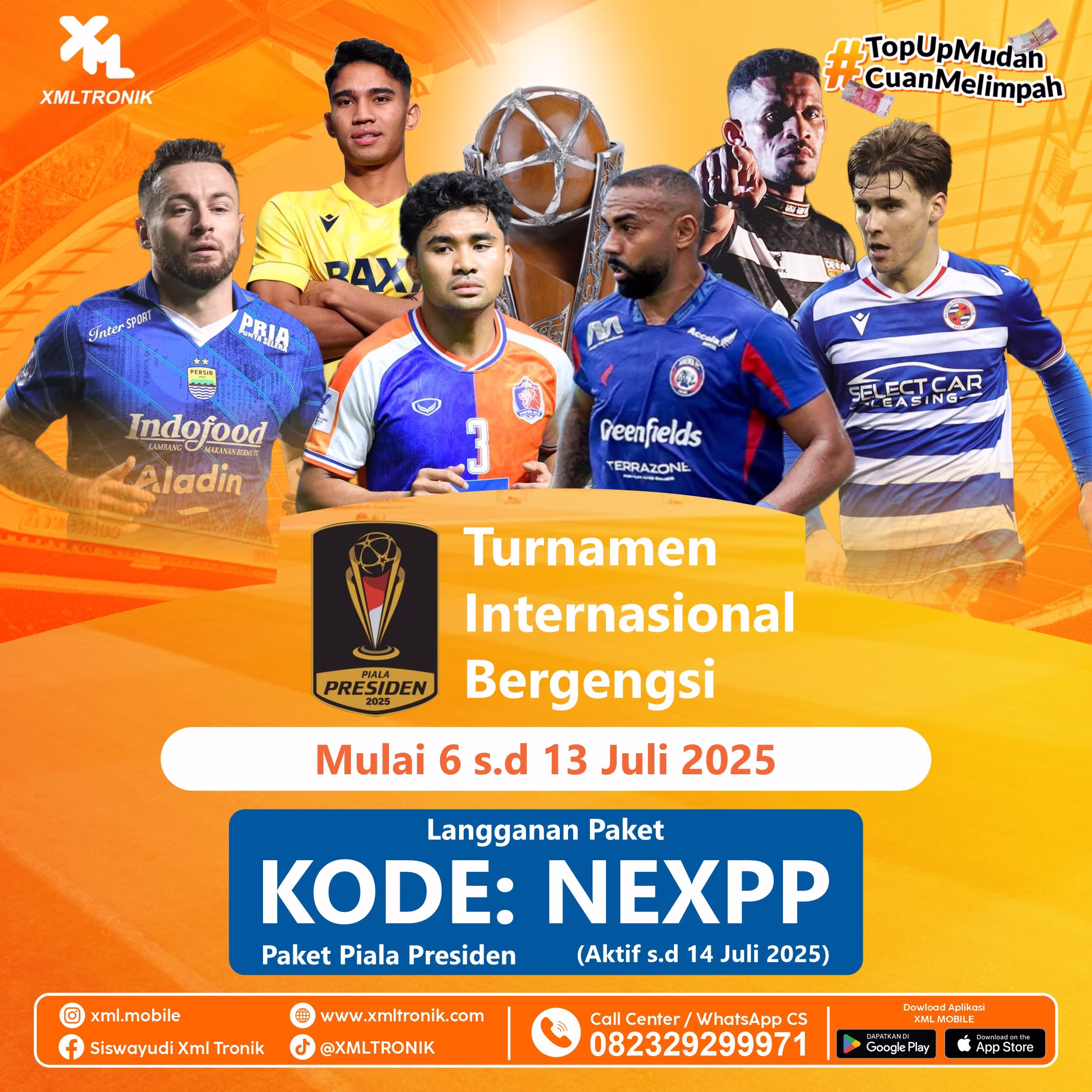 Design turnamen bergengsing piala presiden