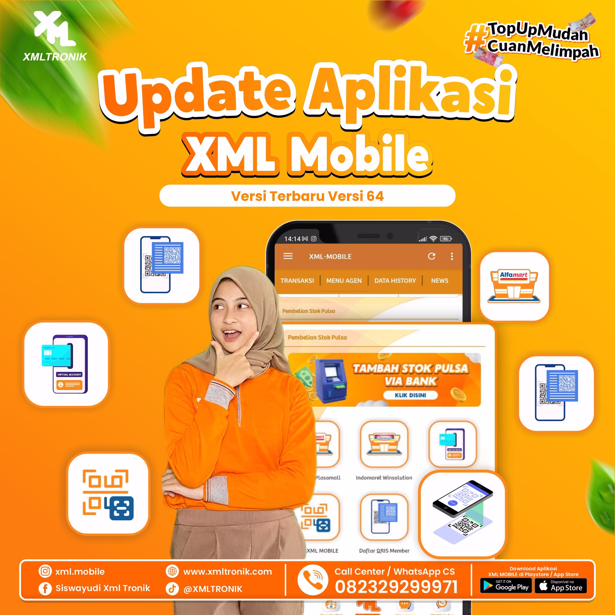 Design update aplikasi xml 64